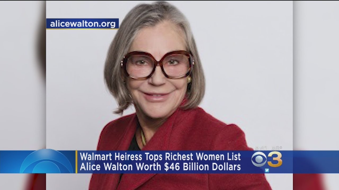 Walmart Heiress Alice Walton Tops Richest Women List Youtube 