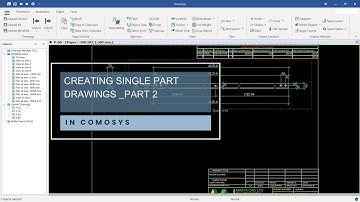 Creating Single Part Drawings for Elevated Water Tank Tower Detailing _ Part 2 | COMOSYS