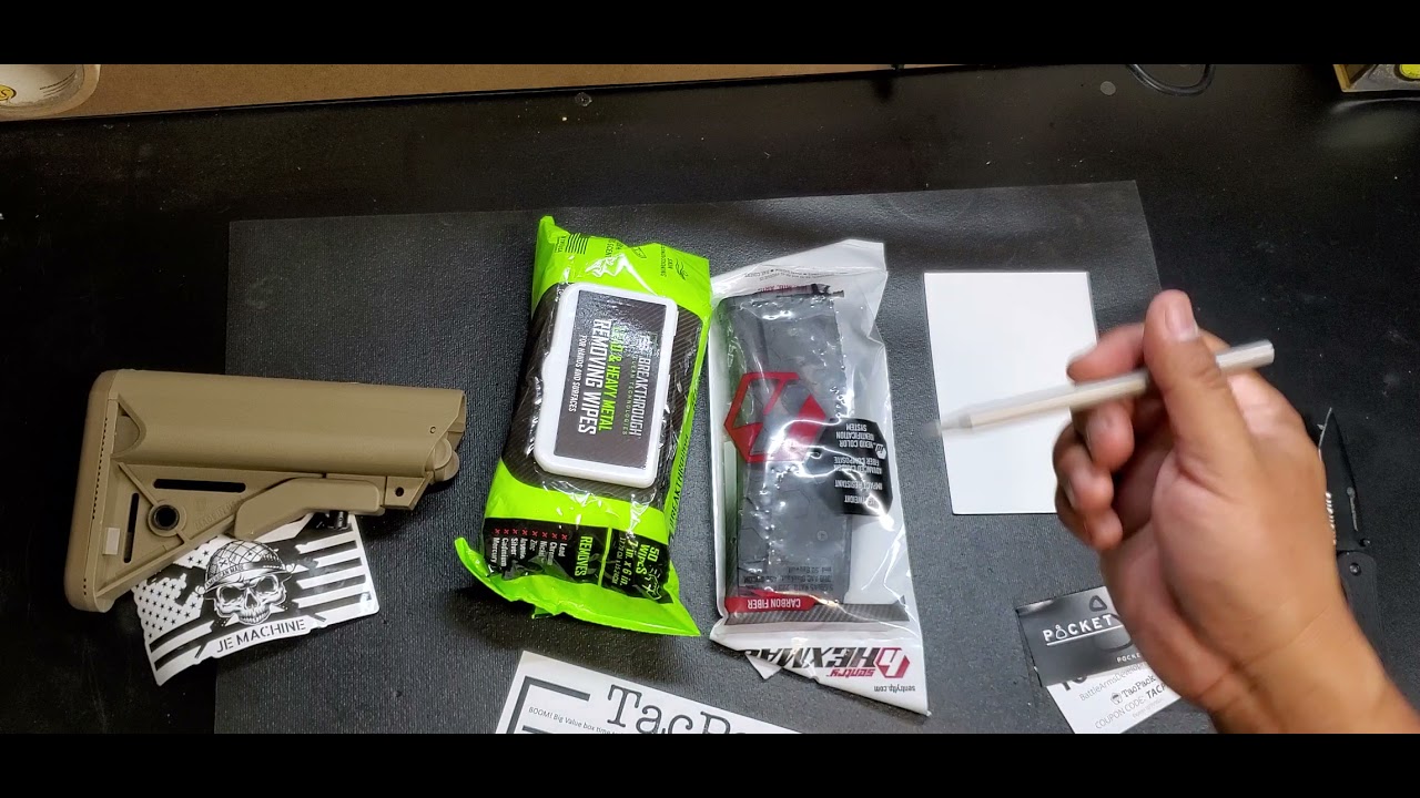 Tacpack-monthly-subscription unboxing (September 2021)