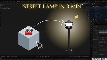 Street Lamp in 3minutes- Blender#3dmodeling