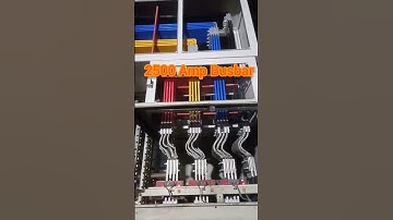 2500 AMP Busbar use to provide contacting path  seen full video.