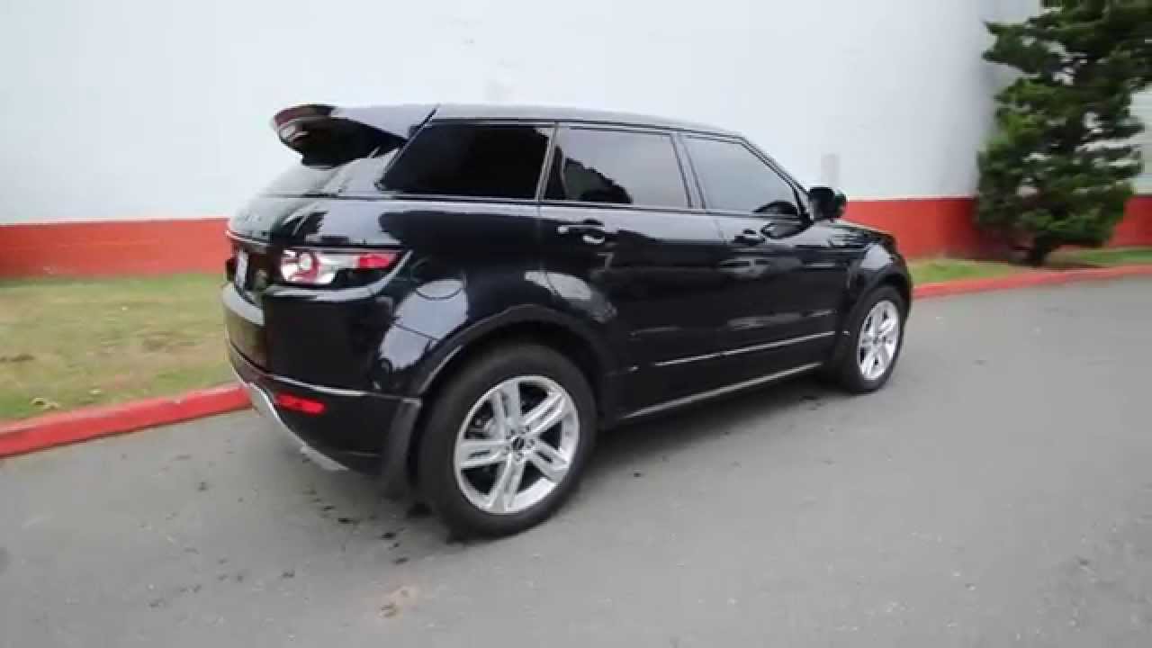 2012 Land Rover Range Rover Evoque Pure Plus Black Ch619372 Redmond Seattle