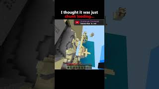I thought it was just chunk loading...