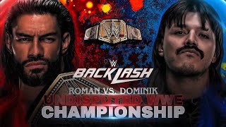 WWE Backlash 2026 - Dream Card [V1]