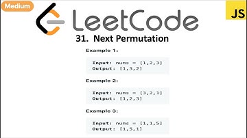 LeetCode 31 Next Permutation in javascript