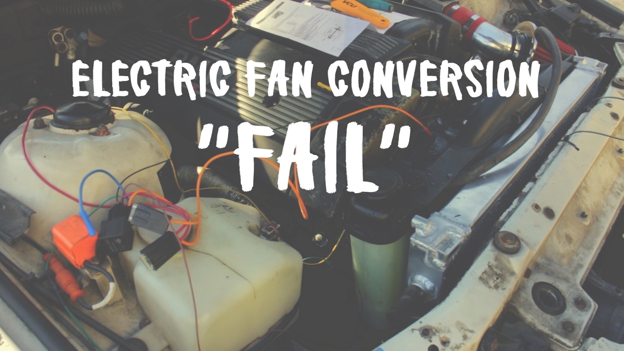 E36 Drift Build Episode 11 Wiring Electric Fan Kit (GONE WRONG) YouTube