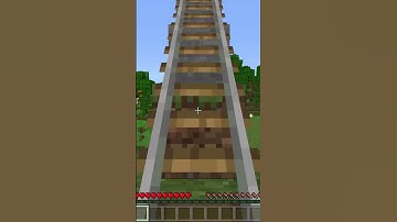 minecraft cart jump (EPIC) ⛏🧱 #shorts #minecraft