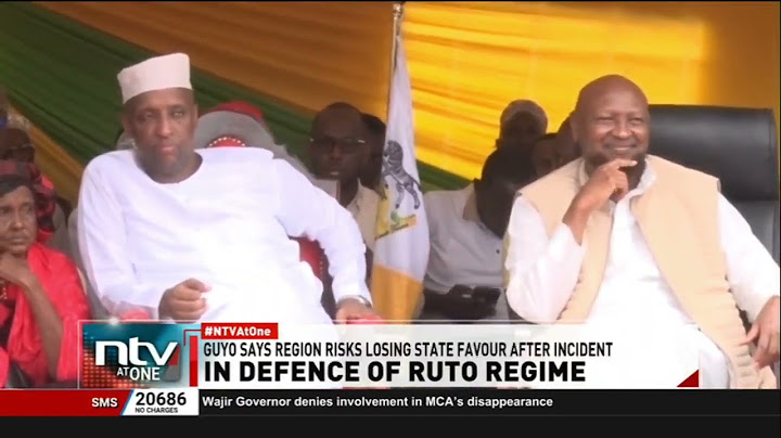 Isiolo Governor Abdi Guyo has rallied Isiolo residents to remain firmly in support of President Ruto