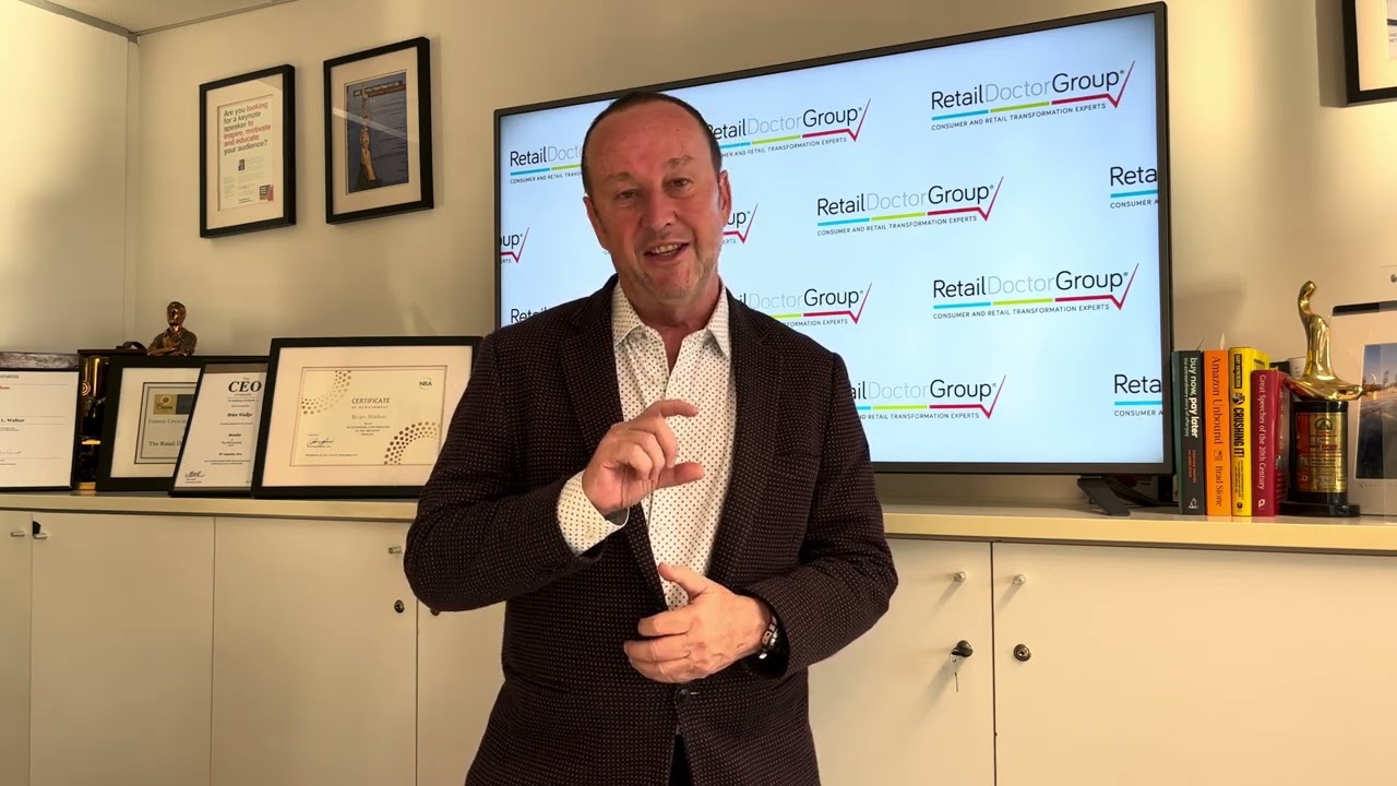 Brian Walker talking about training and Retail Skills