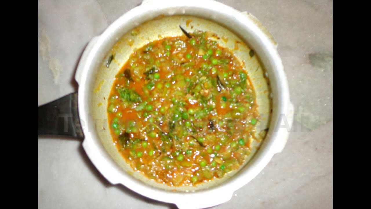 How To Make PACHI BATANI BEERAKAYA CURRY Recipe In Telugu YouTube how-to-make-pachi-batani-beerakaya-curry-recipe-in-telugu-youtube
