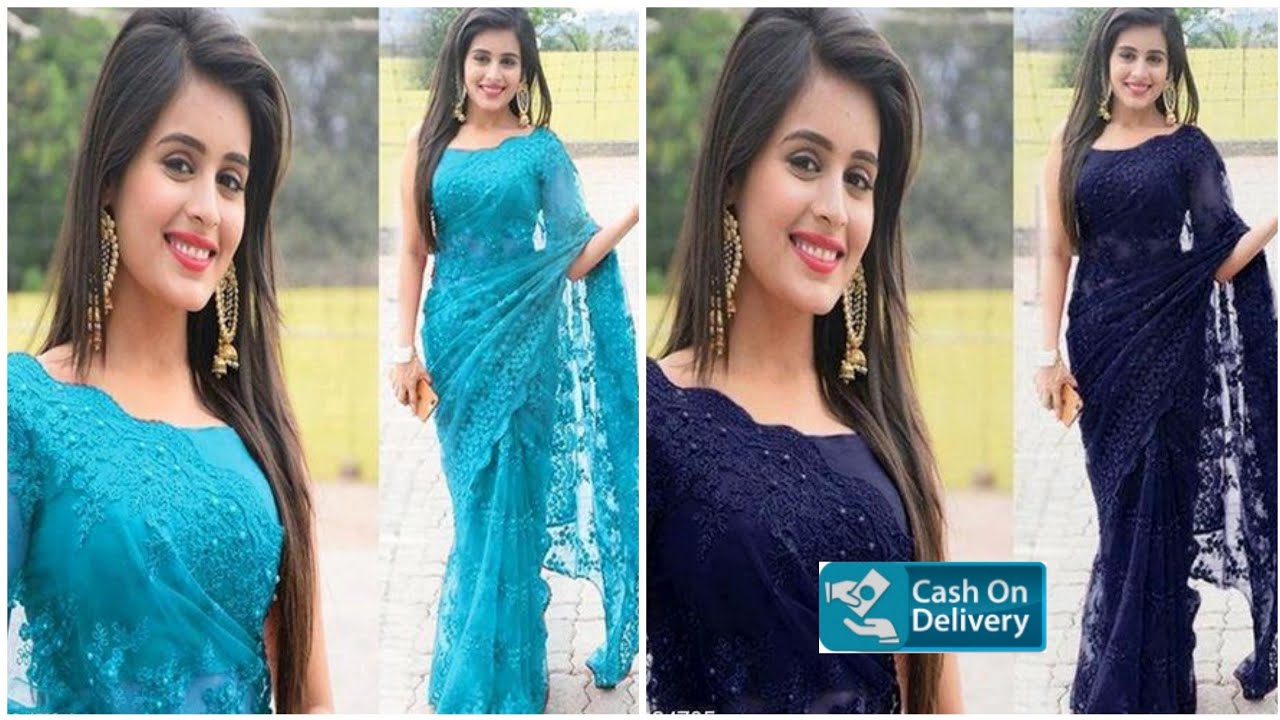 Stylish Net Sarees With Price | New Designer Net sarees 2019-2020|