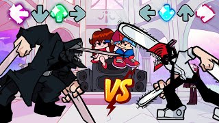 Friday Night Funkin' – Chainsaw Man vs Katana Man (Attack) screenshot 4