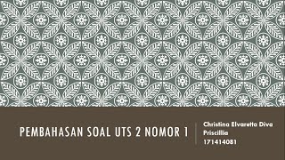 Pembahasan Soal UTS 2 Nomor 1: Penyelesaian PDB Menggunakan Python