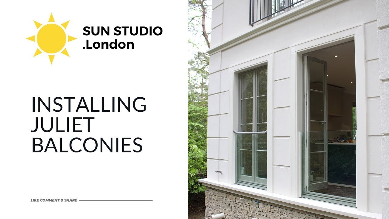 HOW TO Install Juliet Balconies SUN STUDIO .London YouTube