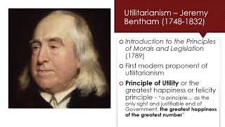 SS 30 4. Utilitarianism SS 30 4. Utilitarianism