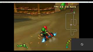Jugando a Mario Kart Double Dash(Nintendo Gamecube)