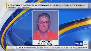 VIDEO: Baldwin Co. registered sex offender arrested for possession of child pornography
