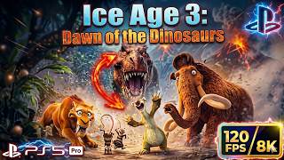 Ice Age 3 Full Movie - Dawn of the Dinosaurs Remastered Cinematic Showcase (8K 120FPS)