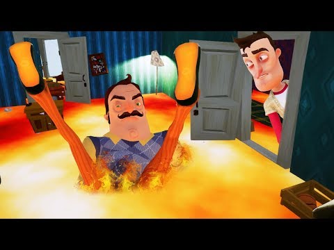 Видео: ПРИВЕТ СОСЕД В ЛАВЕ ► Hello Neighbor Mod |2|