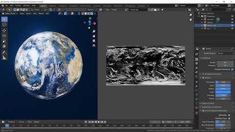 How to make the Earth animation in 20 minutes with blender