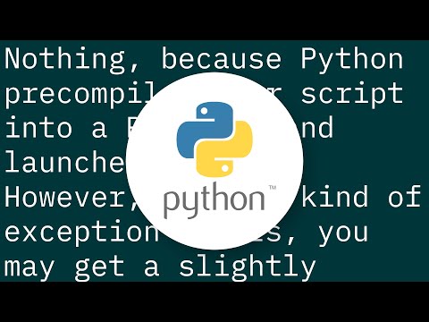 What will happen if I modify a Python script while it's running?