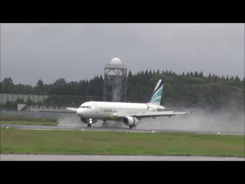 雨の成田空港 天気回復せず早くスぺマが来る前に回復を Nrthhh Youtube