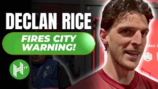 Bring On City Declan Rice Interview Man City V Arsenal