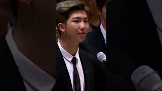 Namjoon Giving Speech At Un