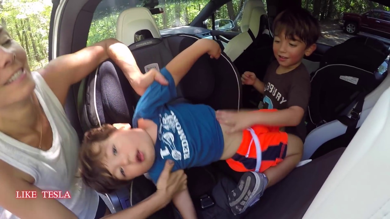 Taking The Model X To A Gas Station