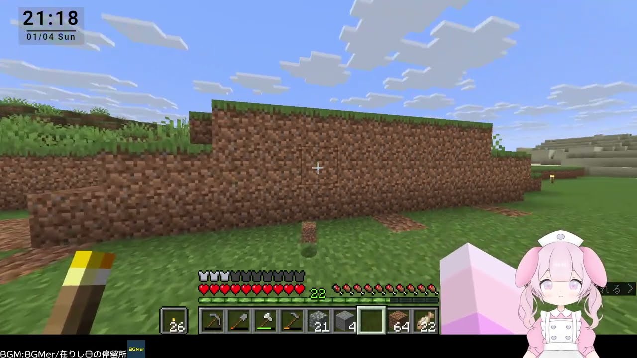 マインクラフト29日目/整地