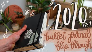 2020 BULLET JOURNAL FLIP THROUGH // a year in my planner!!