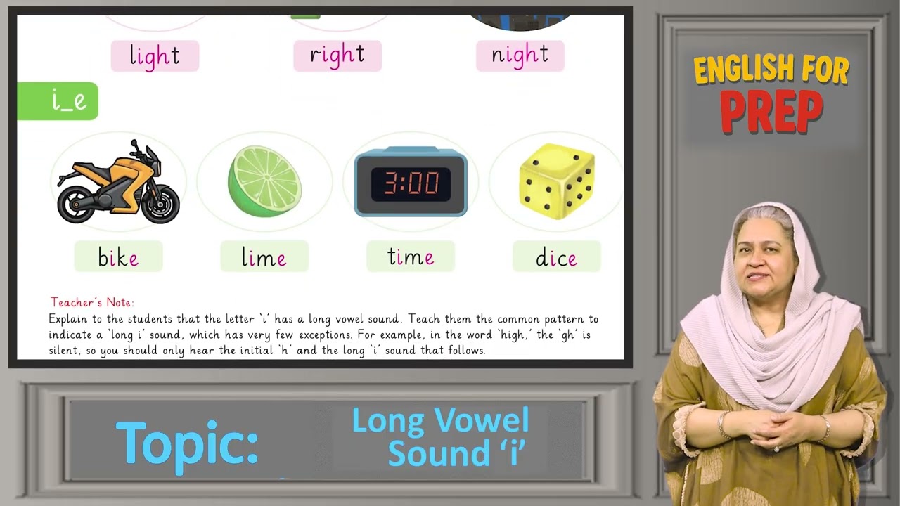 English for Kids 5+ | Long Vowel Sound “I” | Teacher Guide for Phonics