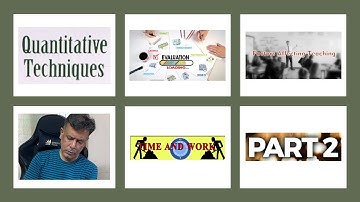 BCA V Sem. NEP  – Quant. Techniques – Imp. Qns & Soln – Part 2 – MadhavanSV