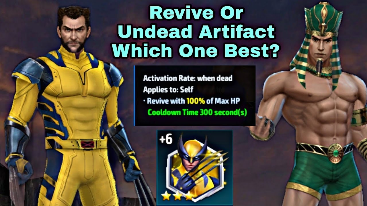 Revive Or Undead Artifact Which One Best? - Marvel Future Fight