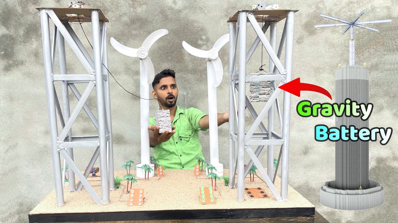 Inspire Award Science Project 2023 For Gravity Battery Idea ! न खत्म होने वाली ऊर्जा 🤯 science