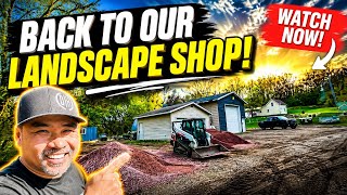 Our New Landscape Shop Is Coming Together… and  This Happened !”