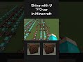 「Shine with U 下りver」をMinecraftで 【発車メロディー】