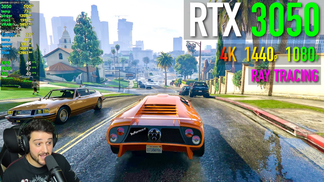 RTX 3050 8GB - GTA 5 Enhanced : Better Ray Tracing Update!!! - YouTube