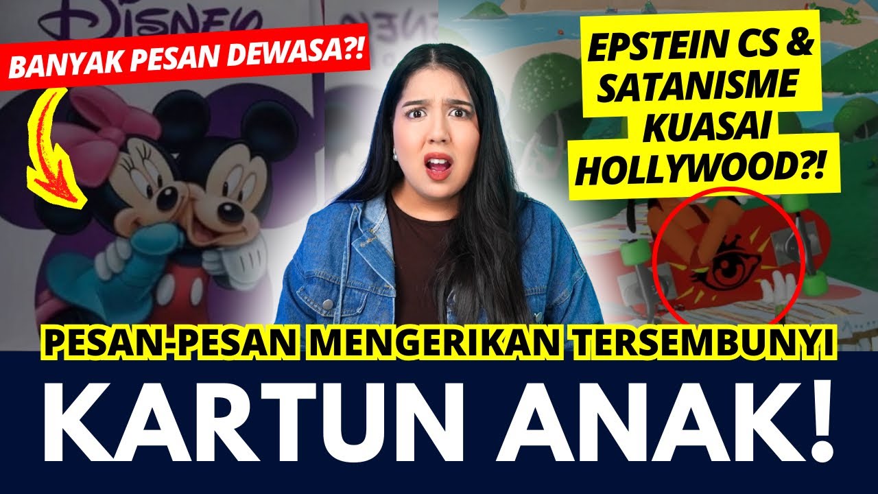 TEORI Konspirasi KARTUN ANAK & EPSTEIN?!  | #NERROR