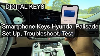 Smartphone Keys Hyundai PalisadeSet Up, Troubleshoot, Test - iPhone Wallet