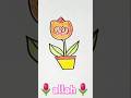 Simple flower drawing #sortvideo #allah #name   #art #foryou #highlights #follow #friends #like