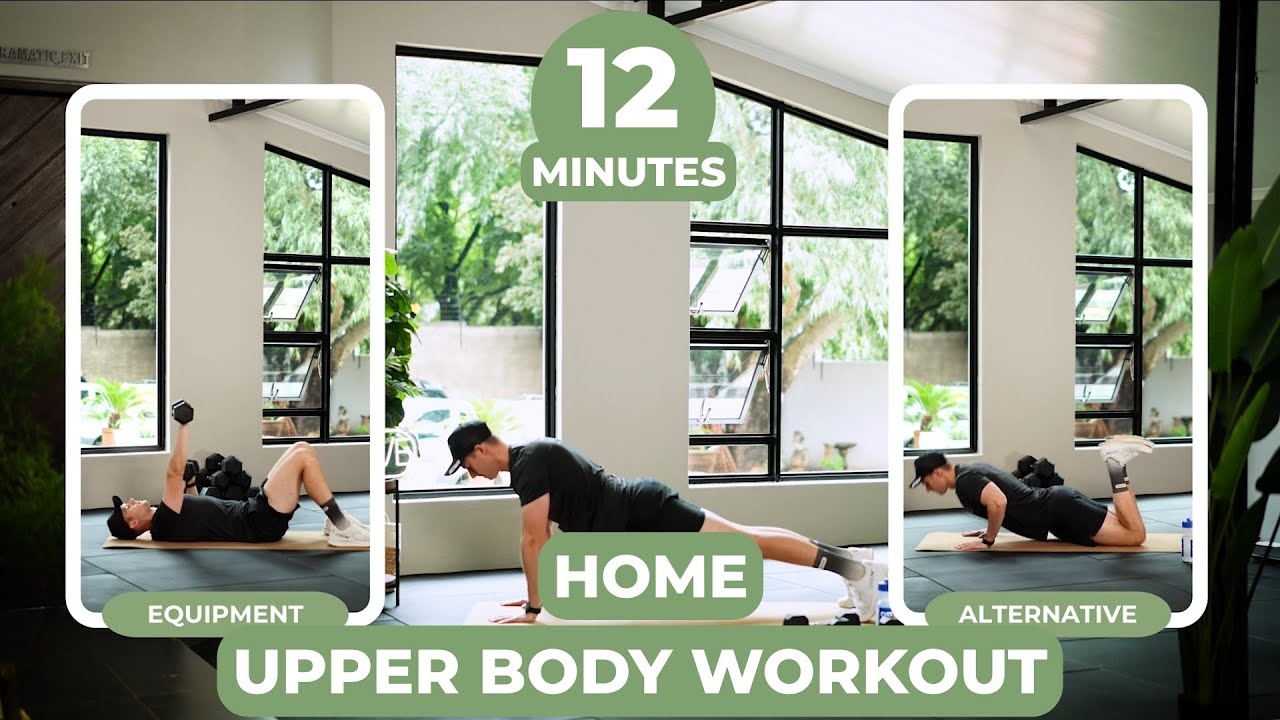 Full follow along - Upper Body Workout (With and without equipment ...