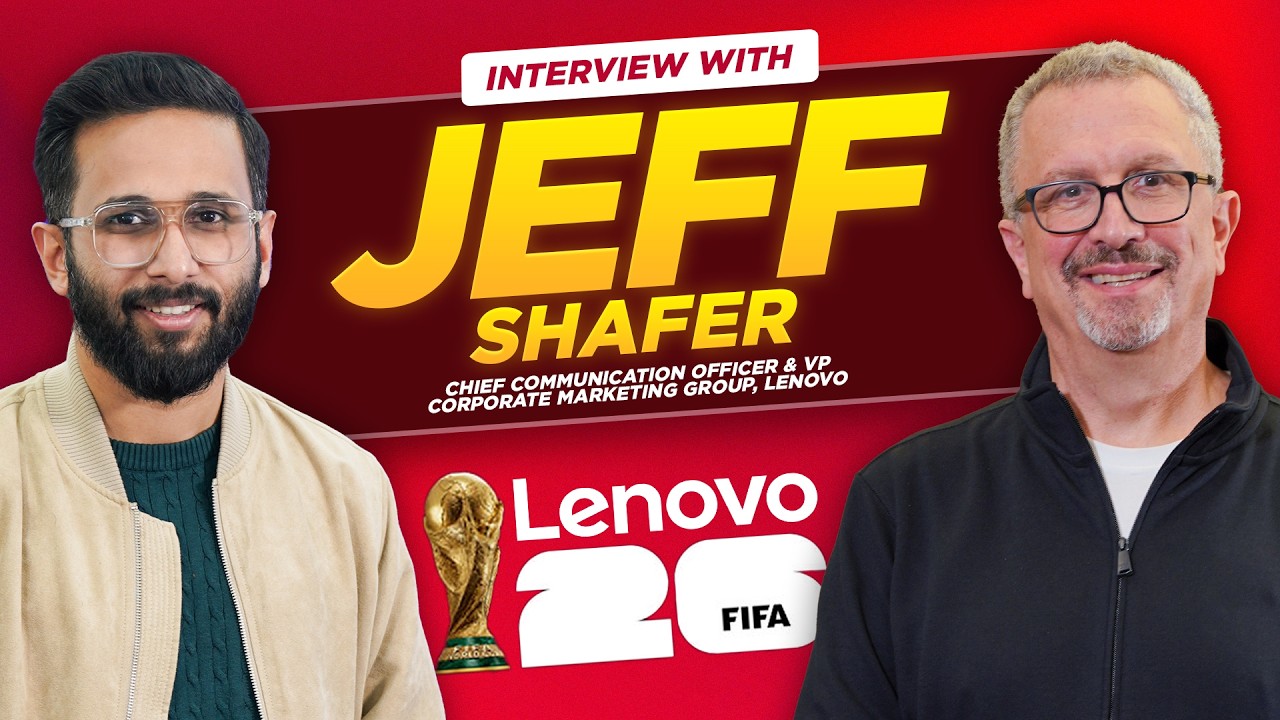 EXCLUSIVE | Lenovo Bets Big on FIFA and AI, Jeff Shafer Explains India’s Role and Future Plans 🚀