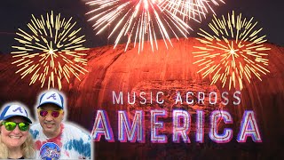 Stone Mountain Park July 4th New Drone and Light Show plus Fireworks Show 2023 | 4K Ultra Low Light