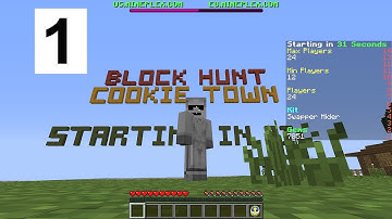 Minecraft Block Hunt MiniGame W/ SVYeaha And UniverseRevenge!