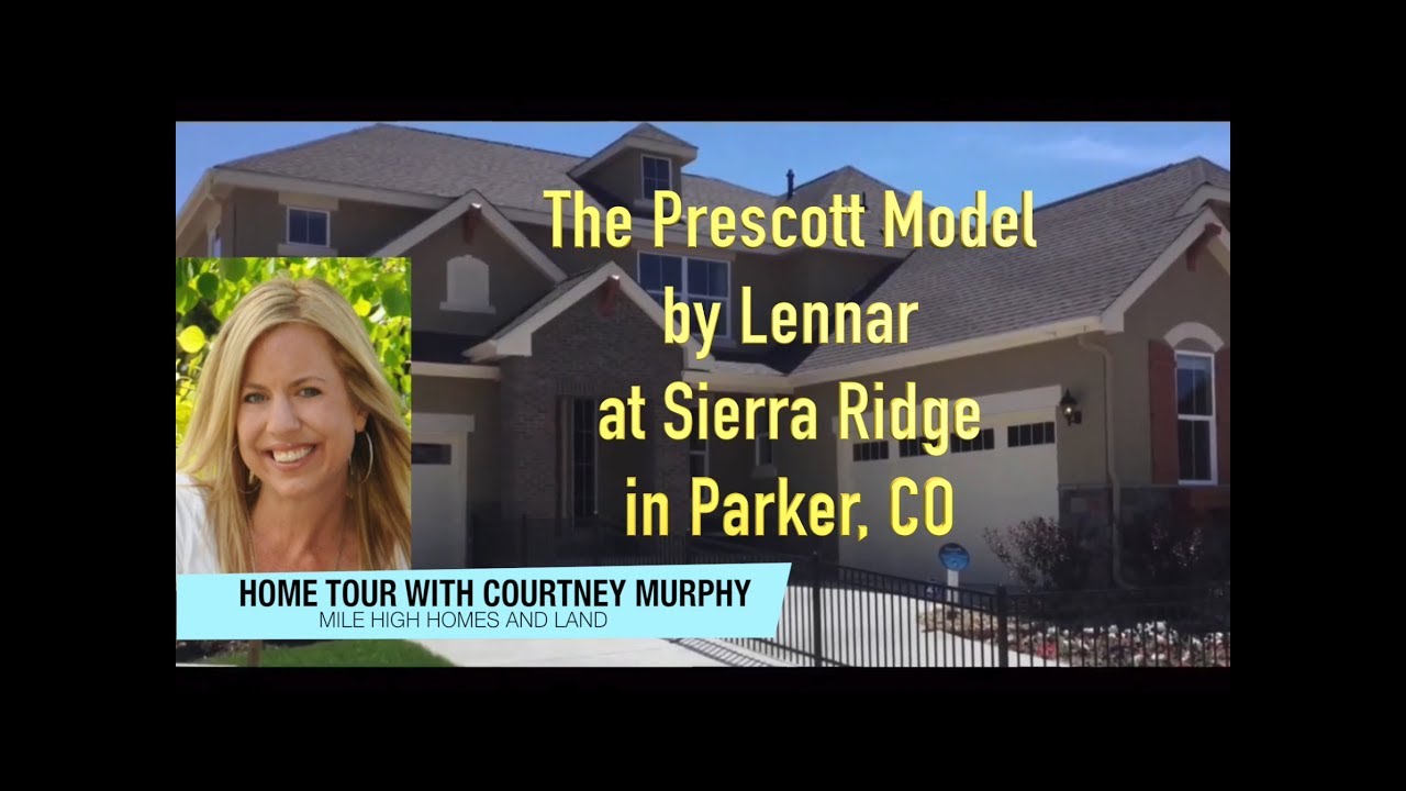New Homes in Parker Colorado - The Prescott Model by Lennar at Sierra Ridge