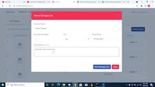 Damaged Products In Yoduuka Software