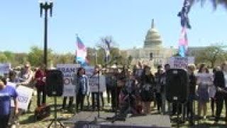 Rally in DC against Transgender Military Ban