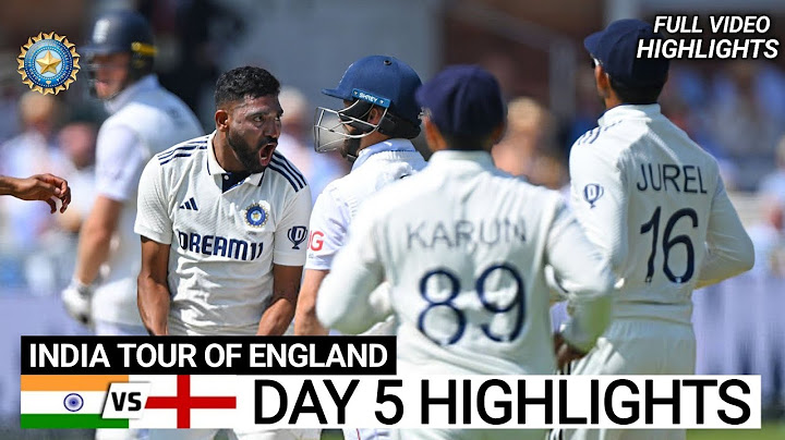 India vs England 3rd Test Day 5 Full Match Highlights | IND vs ENG 3rd Test Day 5 Full Highlights