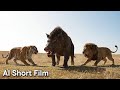 Simba Shere Khan Vs Entelodon Simba Na Vi Saves Two Kings AI Short Film